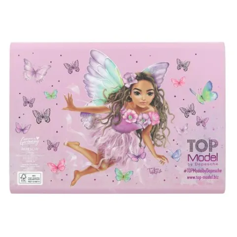 Online DEPESCHE TOPModel Briefpapier in Fächermappe FAIRY LOVE