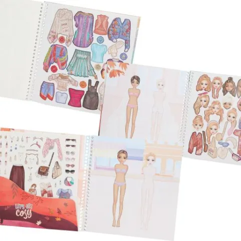 Sale DEPESCHE TOPModel Dress Me Up Stickerbuch COSY