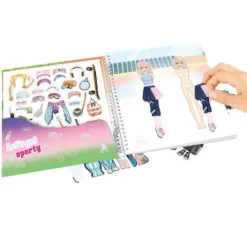 New DEPESCHE TOPModel Dress Me Up Stickerbuch Sports