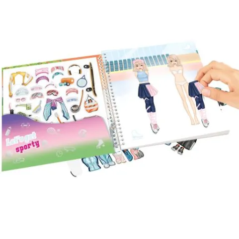 New DEPESCHE TOPModel Dress Me Up Stickerbuch Sports