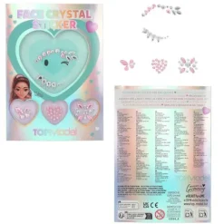 Hot DEPESCHE TOPModel Face Crystal Sticker BEAUTY and ME