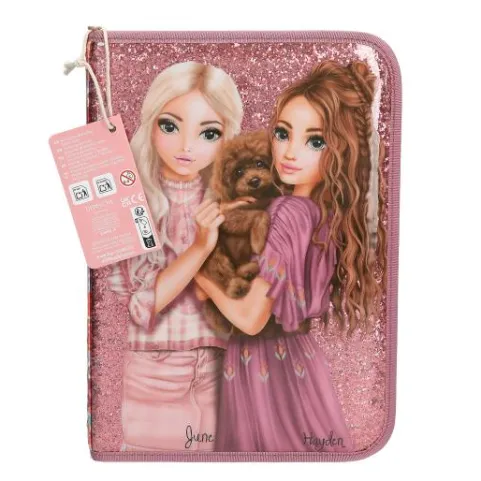 New DEPESCHE TOPModel Große Federtasche FLORAL