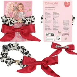Best DEPESCHE TOPModel Haarclip Schleife und Scrunchie Set LEOHEART