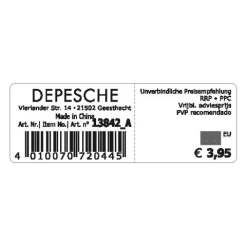 Best DEPESCHE TOPModel Haarclip Schleife und Scrunchie Set LEOHEART