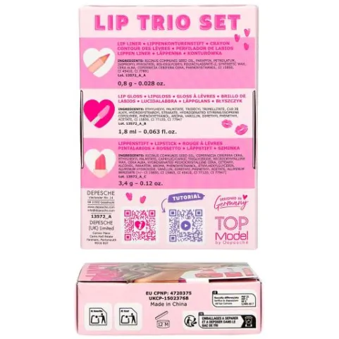 Best DEPESCHE TOPModel Lippen Trio Set BEAUTY and ME
