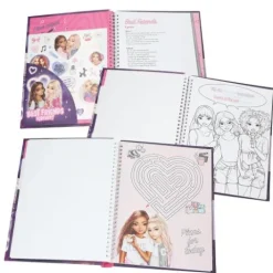 Best DEPESCHE TOPModel Malbuch mit LED und Sound MY BFF