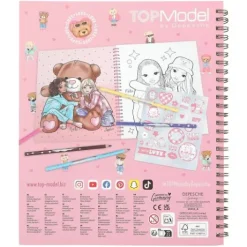 New DEPESCHE TOPModel Malbuch TEAM TEDDY
