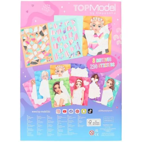 Hot DEPESCHE TOPModel Number Sticker Fantasy