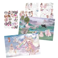 Outlet DEPESCHE TOPModel Stickerworld VIVA VIOLET