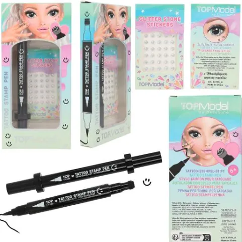 Best DEPESCHE TOPModel Tattoostift mit Glitzersteinen BEAUTY and ME
