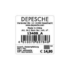 Hot DEPESCHE TOPModel Trinkflasche GIRL POWER