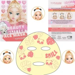 Clearance DEPESCHE TOPModel Tuchmaske Glitzer BEAUTY and ME