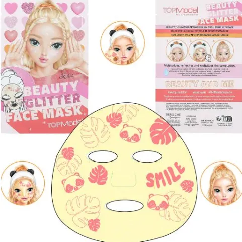 Clearance DEPESCHE TOPModel Tuchmaske Glitzer BEAUTY and ME