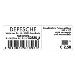 Clearance DEPESCHE TOPModel Tuchmaske Glitzer BEAUTY and ME