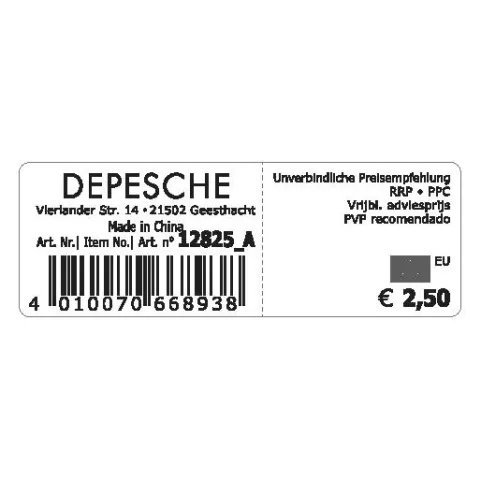 Clearance DEPESCHE TOPModel Tuchmaske Glitzer BEAUTY and ME