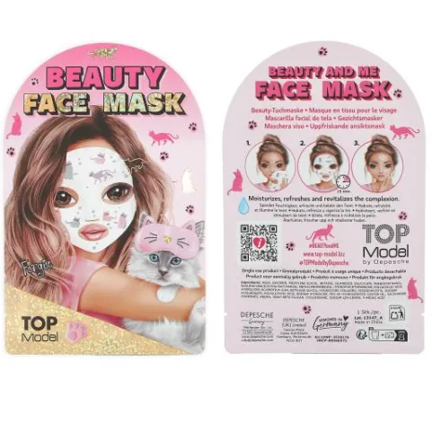 Outlet DEPESCHE TOPModel Tuchmaske Katze BEAUTY and ME