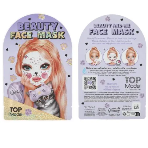 Outlet DEPESCHE TOPModel Tuchmaske Katze BEAUTY and ME