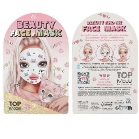 Outlet DEPESCHE TOPModel Tuchmaske Katze BEAUTY and ME