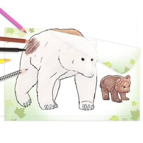 Sale DEPESCHE Wildtiere Durchpausbuch