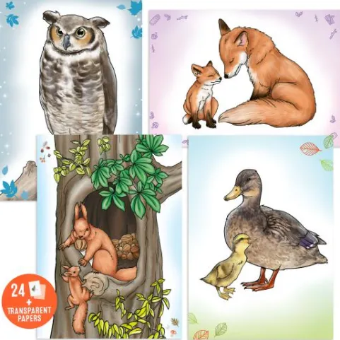 Sale DEPESCHE Wildtiere Durchpausbuch