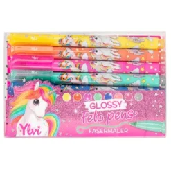 Outlet DEPESCHE Ylvi Glossy Filzstifte Set