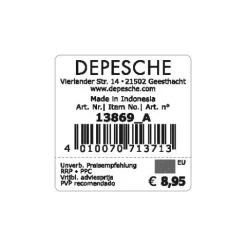 New DEPESCHE Ylvi Plüsch Mini Swoppies