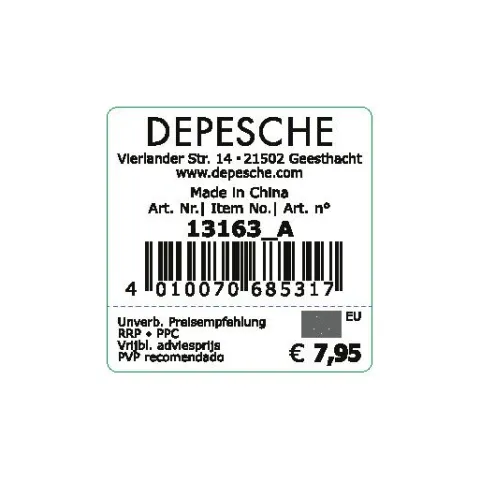 Hot DEPESCHE Ylvi Plüschanhänger Einhorn