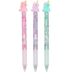 DEPESCHE Ylvi Radierbarer Gelstift mit Einhorn-Topper